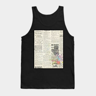 newspaper Tank Top